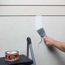 Flex Paste, Waterproof Paintable Putty, Spackle Sealant, Fill Gaps Cracks Holes - Block Out Water And Air - UV Resistant - Walls, Drywall, EPDM, Concrete, Roof, RV Repairs, White, Half-Quart - Half-Quart - 查看 5