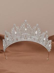 1 Stück barocke Kristallkrone, große Glanz-Krone für den Königinnenball, geeignet für Bankette, Zeremonien, Aufführungen und andere wichtige Anlässe