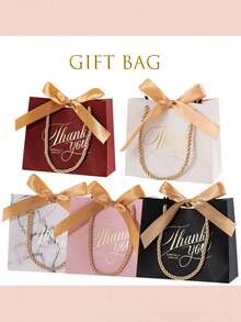 24PCS Wedding Candy Packaging Tote Bag With Gift Tote Bag Creative Fresh Gift Bag Wedding Candy Box Packaging Tote Bag Suitable For Weddings, Greetings, Birthday Parties, Holiday Parties, Bachelor Parties, Theme Parties, Graduation Parties, Housewarming Parties, Gift Packaging Tote Bag