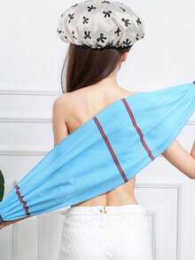 Mũ tắm hai lớp chống thấm nước, mũ trùm tóc co giãn dùng khi tắm cho nam, nữ và người lớn, mũ che mặt chống dầu mỡ (chỉ dùng khi tắm để ngăn tóc ướt, không thích hợp để ngủ), mũ ngủ. - Nhiều màu - Xem 11