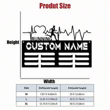 1pc Customized Name Running Sports Metal Medal Holder, 5 Styles Available, Suitable As Wedding, Graduation, Back To School, Mother's Day, Father's Day, Christmas, Easter, Valentine's Day, Independence Day, Birthday Gifts For Family/Friends - Multicolor - View 29