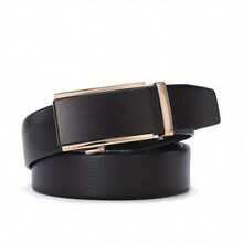 Men Automatic Buckle Belt Custom Engraved Name Logo PU Leather Waist Belts For Jeans Father's Day Personalized Gift