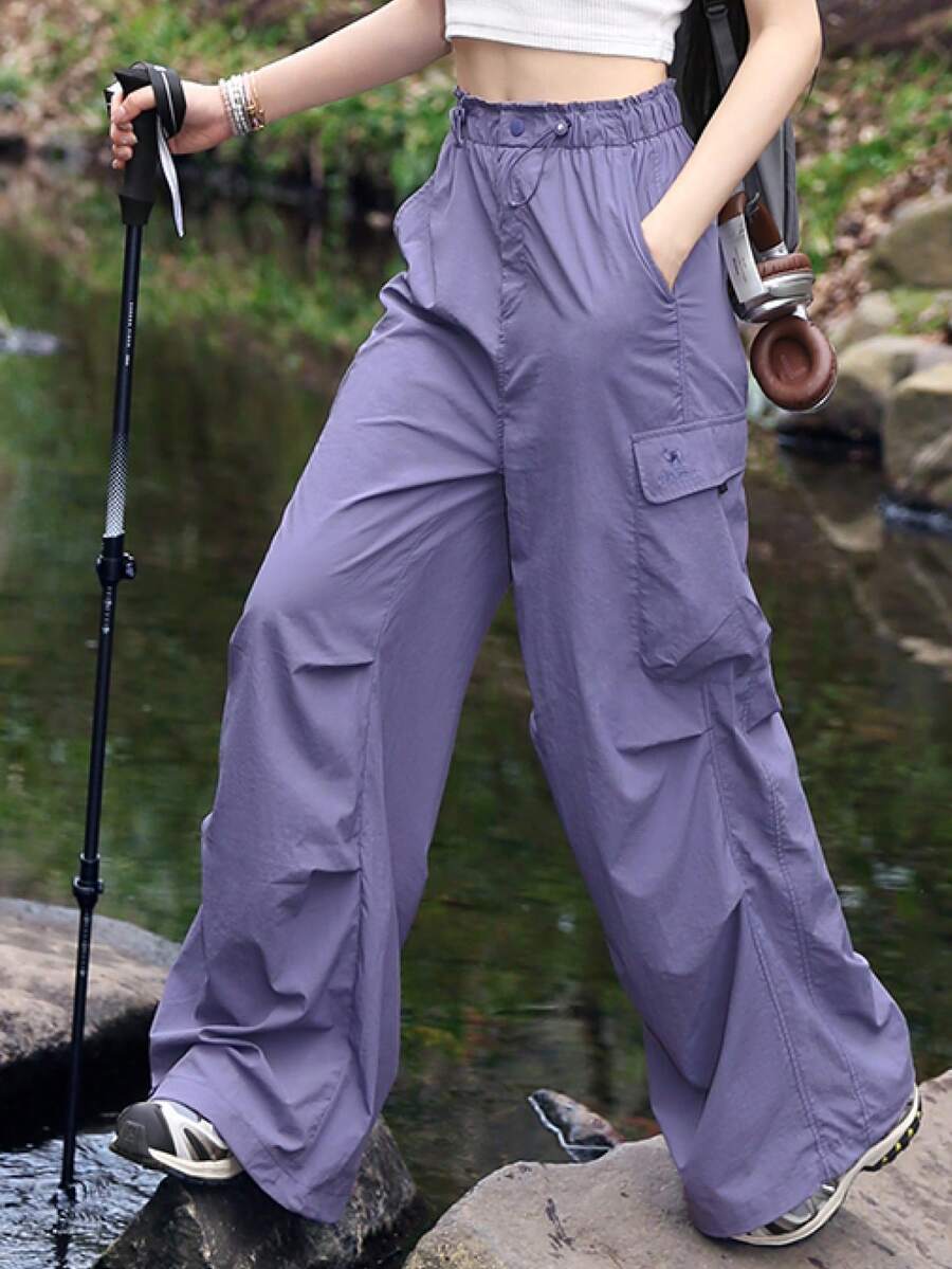 CAMEL CROWN Women's Quick-Dry Jumpsuit, Lightweight Breathable Pants For Summer - Purple - View 1