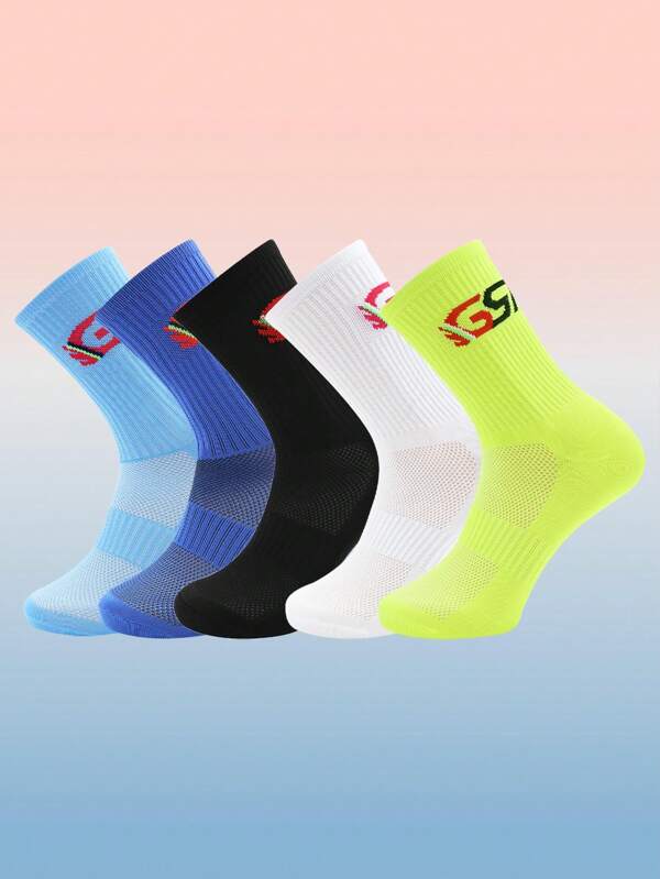 1 Stück Herren atmungsaktive Fahrrad Socken - schnelltrocknend, schweißableitend, strapazierfähig, geeignet für Outdoor Laufen, Radfahren und Wandern