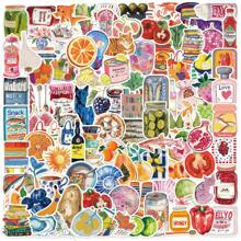 50pcs/Pack Mediterranean Style Stickers, PVC Self-Adhesive, Suitable For Laptop, Notebook, Phone Case, Water Bottle, Matte Finish, Asymmetrical Shapes