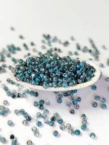 1200 颗玻璃种子珠套件，用于珠宝制作，2 毫米 11/0 优质透明渐变喇叭珠，25 种颜色可选，20 克/包，均匀耐用的散珠，适合 DIY 制作，适用于手链、编织首饰、刺绣、项链、耳环、戒指 - 送给家人和朋友的绝佳礼物 - 1200 20 公克 2mm 超優透明暈染米珠 - 查看 35
