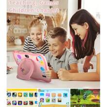 Kinder 17,8 cm Tablet Computer, Kinder Tablet Computer mit WLAN 2GB RAM, 16GB ROM, Dual-Kameras, Elternkontrolle, vorinstallierte JPA für Kindererziehung, Spiele, Tablet und Geschenke für die Kinderbetreuung, Kindergeschenke für Geburtstagsfeiern, Geschenke, perfekt als Schulgeschenke, Geschenke