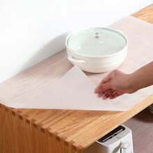 1 Roll Transparent EVA Cabinet Liner, Waterproof Anti-Moisture Drawer Mat, Customizable, Kitchen Refrigerator Non-Slip Pad, Wardrobe Mat