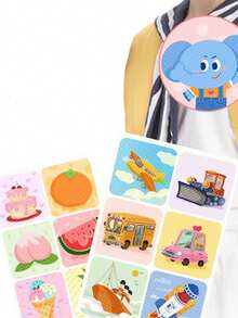 36pcs Cartoon Pattern Mosquito Repellent Stickers, Suitable For Both Adults And Children, Cute Pattern Stickers, Resealable Children's Stickers, Camping, Beach And Outdoor Necessities, Suitable For Outdoor Camping And Travel(36pcs/Pack) - Multicolor - View 9