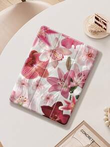 芙蓉海洋图案平板电脑保护套，兼容 iPad 9.7/10.2/10.5/10.9/12.9/Pro 11（第十代），兼容三星 Galaxy Tab S6 Lite 10.4 英寸，兼容 Kindle Paperwhite 第十二代（2024 年款），Kindle（第十一代）（2022 年发布），柔软防摔保护，智能支架/自动唤醒/睡眠功能 - 彩色 - 查看 6