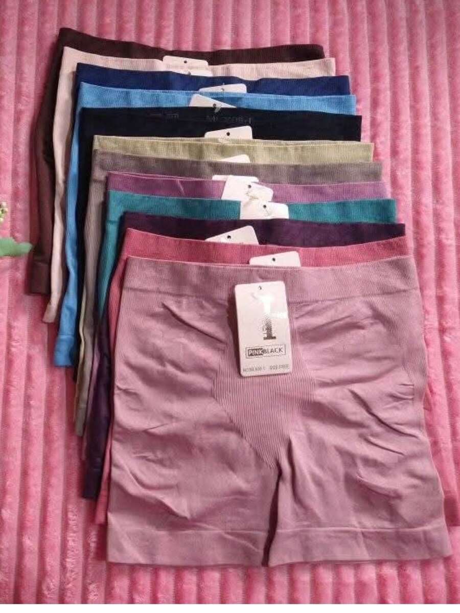 6 LICRA SHORT DE DAMA PIERNA LARGA CONTROL DE ABDOMEN UNITALLA - Multicolor - Ver 1