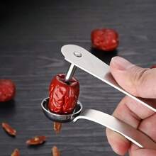 1 Stück, Jujube-Kernentferner, Fruchtausstecher, Haushalts-Jujube-Ausstecher, kreativer Jujube-Ausstecher, wiederverwendbarer Kirschausstecher, Fruchtausstecher, Weißdornkernentferner, Kirschausstecher, Küchenhelfer