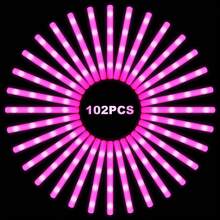 102pcs LED Foam Light Stick 4 LED Light, Constant Light Mode, Glow, Perfect For Valentine's Day, Easter, Weddings, Carnivals, Concerts, Camping, Sporting Events, Bedrooms, Hotels, Parties,Graduation Decorations(Pink) - Pink - View 11