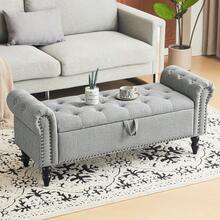 Faux Linen - Grey