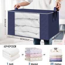 Christmas Portable High-Capacity Quilt Storage Bag Winter-Ready Diamond-Quilted Clothing Storage Bag With Clear Window Year-End Stockpiling: The Perfect Home Storage Solution B. Drawer Wardrobe Storage Box / Closet Organizer / Wardrobe Storage Bag / Under-Bed Storage Box / Divided Clothing Storage Bag / Home Bedroom Clothing