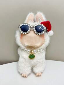 For Labubu Pearl Necklace Decoration. Compatible With Labubu 1st And 2nd Generation. Suitable For Labubu Accessories Dress Up Necklace Labubu & Fashion Dolls, Decorative Pearl Necklace Mixed Colors Perfect Gift For Figure Collectors, Doll Accessories, Playful Design, Cute Figurines, Detailed Craftsmanship - Multicolor - View 6