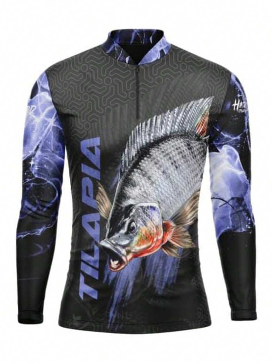 Shirt T-Shirt Tilapia With UV50+ Protection Hard Fisher - Tilapia - 查看 1