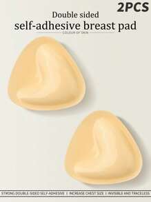 Reusable Double-Sided Adhesive Push-Up Bra Pads, 3cm Thick Lift & Cleavage Enhancing Sticky Bra Inserts For Bras, Swimwear