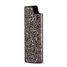 1 pieza Funda para encendedor con textura y relieve, ajuste para encendedores BIC J6 de tamaño completo - Soporte para encendedor de metal resistente y con estilo, a prueba de viento y minimalista vintage - Multicolor - Ver 6