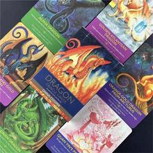 Unisex Celestial Dragon Oracle Collection - Mystical Divination Deck With Cosmic Fire Dragons For Winter Solstice Spiritual Journeys - Multicolor - View 2