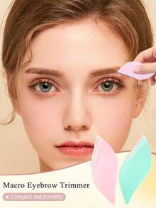 Set da 10 pezzi di rasoio di per sopracciglia, rifinitore per sopracciglia con coperchio di - Rifinitore per peli del viso in acciaio inossidabile, adatto sia per donne che per uomini, per rimuovere i peli da occhi, corpo e viso, trucco, economico, arredamento per la stanza, toeletta, viaggio, camera da letto, accessori per il trucco, rasoio per sopracciglia