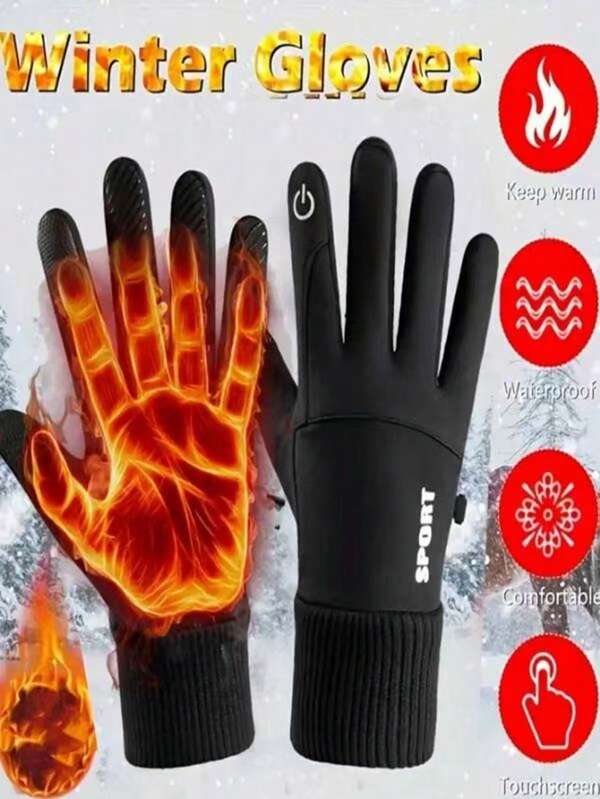 Warm Touchscreen Gloves, Unisex Winter Gloves - Ideal For Cold Weather Activities, Outdoor Sports, And Daily Use