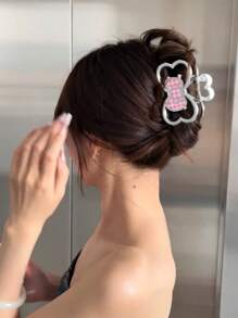 Sanrio Sanrio Hello Kitty Bow Hair Claw Clip, Y2K Hair Claw Clip, Cute Cat Hair Accessories For Women, Cute Decorative Cat Hair Accessories, Cute Hair Clips, Cat Claw Hair Clips, Hair Accessories For Women, Suitable For Coarse Or Fine Hair, Cute Girls Hair Clips., School Stuff, College