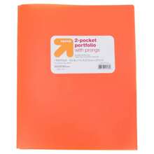 2 Pocket Plastic Folder With Prongs - Up&Up™