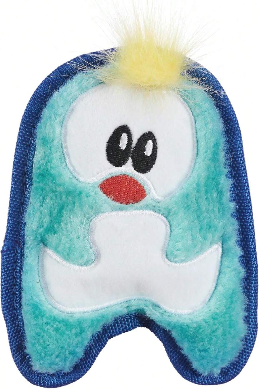 Outward Hound Durablez Minis Stuffing-Free Squeaky Interactive Dog Toy, Tough Plush, Pig, Pink, XS - Chim cánh cụt xanh - Xem 1