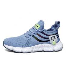 Zapatillas de Moda Transpirables para Mujeres Zapatos de Correr Cómodos Zapatos Casuales Unisex Tenis Masculino Zapatos Deportivos Ligeros - Verde - Ver 11