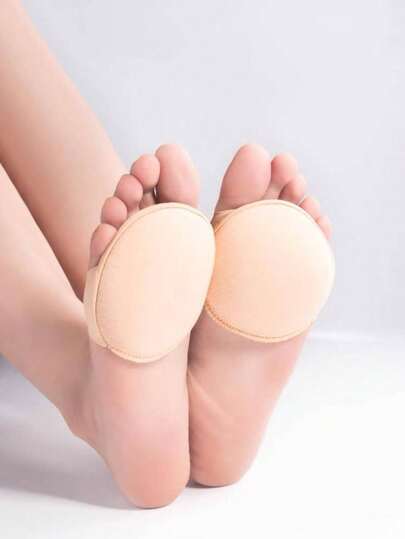 2 piezas de almohadillas para la parte delantera del pie para tacones altos, plantillas de media talla, almohadillas de metatarso antideslizantes y antirozaduras para sandalias, tacones y zapatos