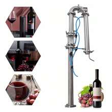 51mm Stainless Steel Moonshine Reflux Distilling Column For Home Brewing, Craft Delicious Wines With Sight Glass And Complete Accessories - Silver - View 3