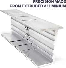 Metal Mitre Box - Small 6-Inch Aluminum And Steel Tool For Wood, Plastic, And Soft Metals, 2 Cutting Angles - Multicolor - View 5