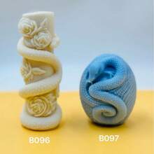 Stampo per candele in silicone di forma elegante a serpente