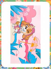 Paw Patrol Paw Patrol Schwimmbad Handtuch, tragbar und zum Einwickeln, fürs Baden und Körpertrocknen, schnelltrocknend und saugfähig, Strandtuch Raumdekoration Heimdekoration