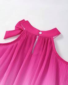 2025 BestToddler Girl Tulle Dress Summer Clothes Little Girl Ombre Halter Dress Casual Sundress Toddler Princess Outfits