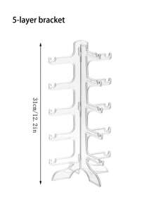 Support de présentoir pour lunettes de soleil et lunettes à 3/4/5/6 niveaux transparent, parfait pour les révélations de sexe, les anniversaires, les mariages, les fêtes, un cadeau idéal pour les collègues, les amis et la famille, la rentrée scolaire