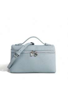 Bolsa de almuerzo de moda LP19, nueva bolsa de mano de modelo primavera/verano 2025 para mujer, bolso de hombro estilo tote y bandolera pequeño