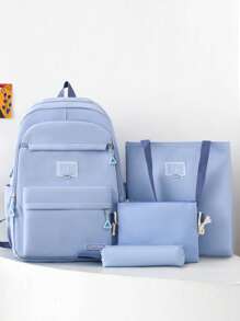 Multiple Combinations Of Women's Bags With Multiple Pockets And Zippers, Suitable For Daily Use, Commuting, Outdoor Activities, Accommodating Laptops, Backpacks Suitable For College Students, Teen Boys And Girls, Perfect For University, Business, Work, Commuting High School, Outdoor, Hiking, Travel, Rock Climbing, Sports Fields, Sports, Outings, Back To School, Street And Japanese Style Backpacks