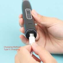 Electric Teeth Cleaner, Home Scaler, Electric Toothbrush, IPX6 Waterproof Teeth Cleaning Kit, Fresh Breath, Oral Care, USB Rechargeable, Valentine's Day Gift, Everyday Gift Option - White - View 9