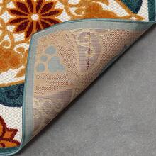 Moria Francesca Bright Multi Indoor/Outdoor Area Rug, Southwest Boho Geometric High-Low Pile Design, Weather-Resistant, - Multicolor - View 7