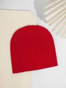 男女通用马卡龙色纯色针织便帽，Y2K 街头潮流亚克力帽秋季装