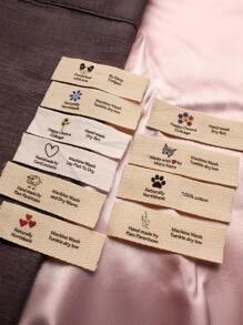 20X70mm, 50pcs Twill Webbing,Flat Or Folded Labels,Tags For Knitted Things,Custom, Handmade Label,Sew Accessories,Multi-Functional