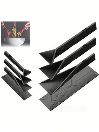 厨房折叠扁平三合一量勺工具