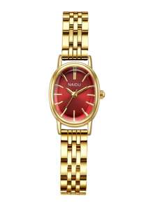 1 Peça Relógio de Pulso Feminino Elegante e Versátil com Movimento de Quartzo, Adequado para Uso Diário