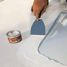 Flex Paste, Waterproof Paintable Putty, Spackle Sealant, Fill Gaps Cracks Holes - Block Out Water And Air - UV Resistant - Walls, Drywall, EPDM, Concrete, Roof, RV Repairs, White, Half-Quart - Half-Quart - 查看 3