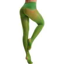 Frola Oil Shiny Stockings Pantyhose 360°Seamless Crotch High Waist Smooth Tights For Women