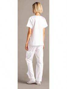 Dagacci Scrubs Uniform Women And Man Scrubs Set Scrubs Top And Pants - Blu reale - Visualizzare 8