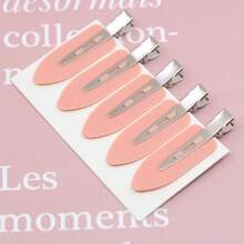 4pcs/10pcs Simple Seamless Hair Clips, Suitable For Women And Girls, Multiple Colors, Essential Hair Accessory, Shower-Friendly, Non-Damaging And Easy To Wear, Suitable For Daily Activities, Holidays, Christmas, Halloween Decoration