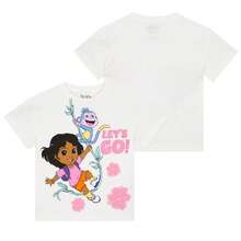 DORA Girls Outfit, Girls Tshirt And Shorts, Summer Clothes, Kids Shorts And T Shirt Set